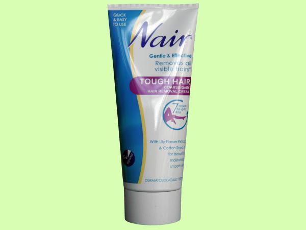 A tube of depilatory cream